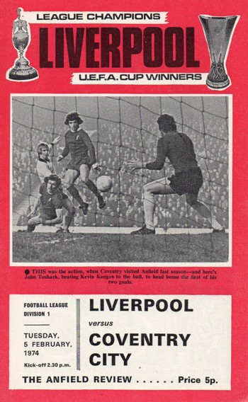 Match programme